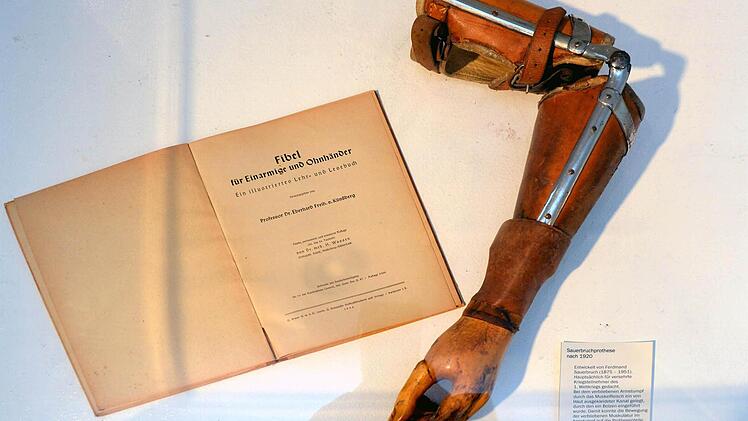 Prothese für Versehrte des Ersten Weltkriegs