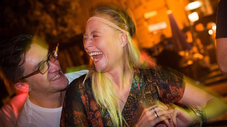 Freitagnacht: Impressionen vom Kulmbacher Altstadtfest. Foto: Alexander Muck
