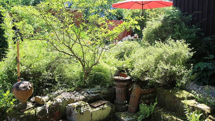Impressionen aus Carmen Kunerts Gartenatelier in Thurnau. Foto: Barbara Herbst