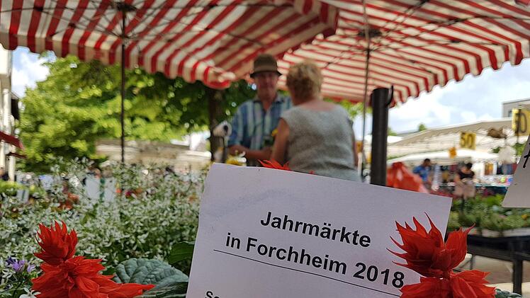 Sechsmal im Jahr findet in Forchheim der Jahrmarkt statt. Foto: Ronald Heck