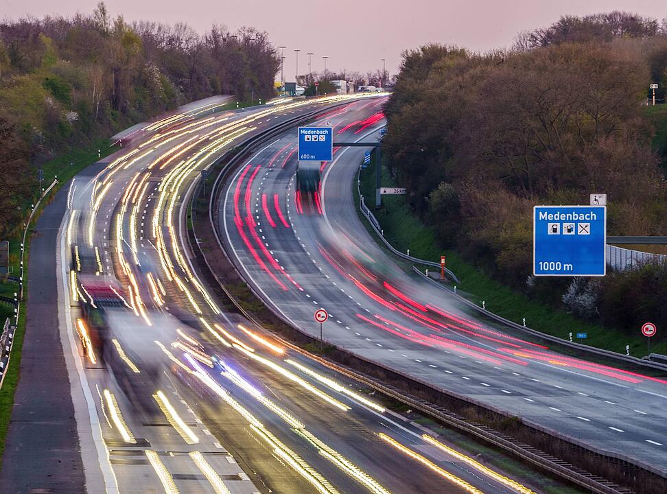 Verkehrslage vor dem Oster-Wochenende