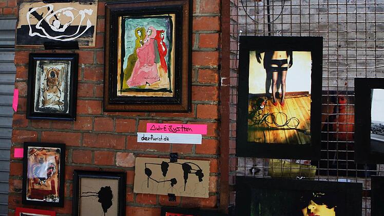 Impressionen von der ersten Auflage der Kunstmesse "Umschlagplatz Coburg"Foto: Jochen Berger