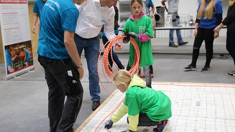 Schülerolympiade beim Handwerkertag. Foto: Heike Beudert