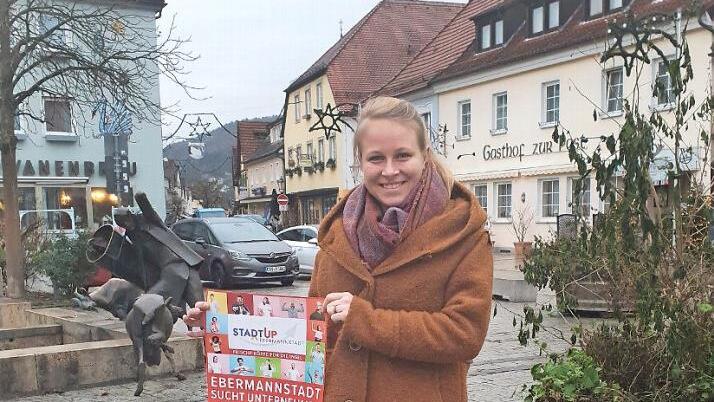 Annika Eckert will mit "Stadt-up" Ebermannstadt beleben. Foto: Carmen Schwind