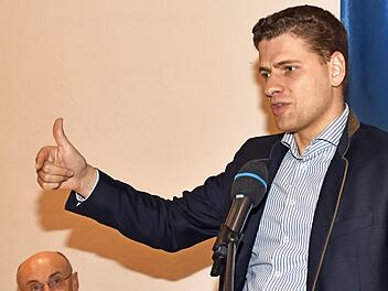 Christian Staat stellte sich bei einer Informations- und Diskussionsveranstaltung der CSU in Haßfurt vor.  Foto: Ulrike Langer