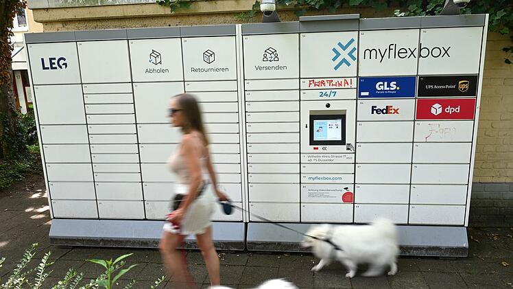 Abholautomat f&uuml;r Pakete