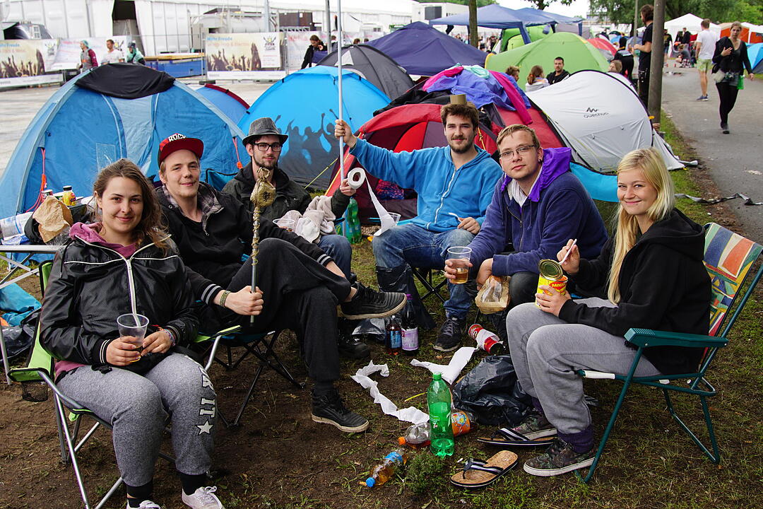 Drei Tage Zeltplatz bei Rock im Park