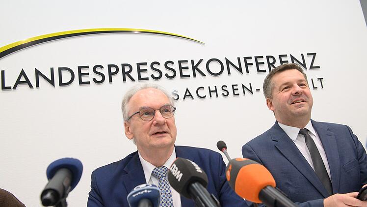 Kabinetts-Pressekonferenz in Sachsen-Anhalt