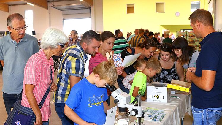 An diesem Stand erfuhren die Besucher, wie die biologische Schädlingsbekämpfung funktioniert.