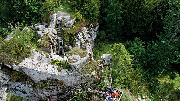 Burgruine Wei&szlig;enstein: Beliebtes Ausflugsziel in der n&ouml;rdlichen Oberpfalz