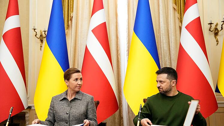 Ukraine-Krieg - Frederiksen + Selenskyj