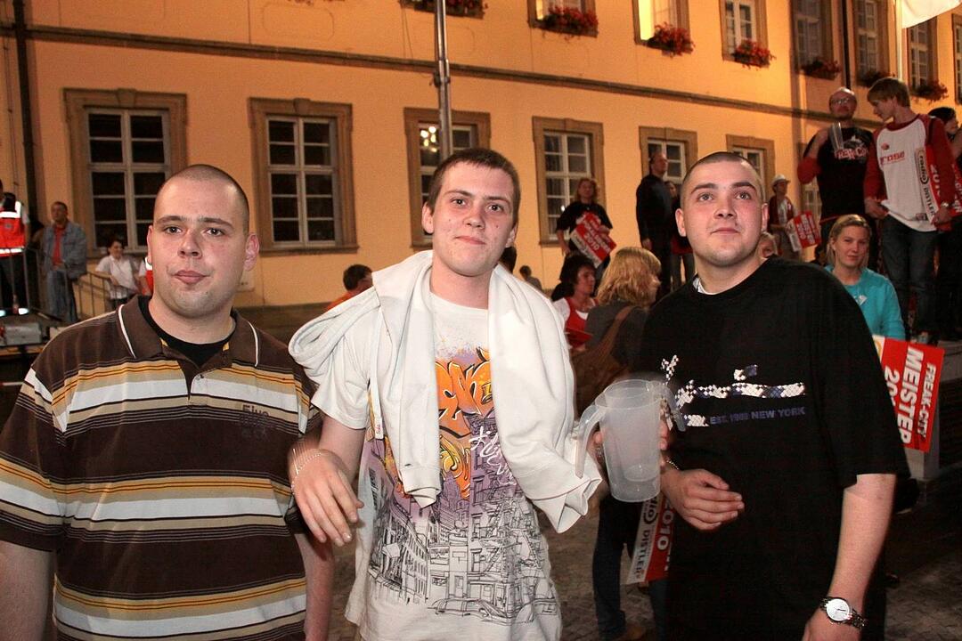 Meisterfeier Brose Baskets Bamberg Maxplatz