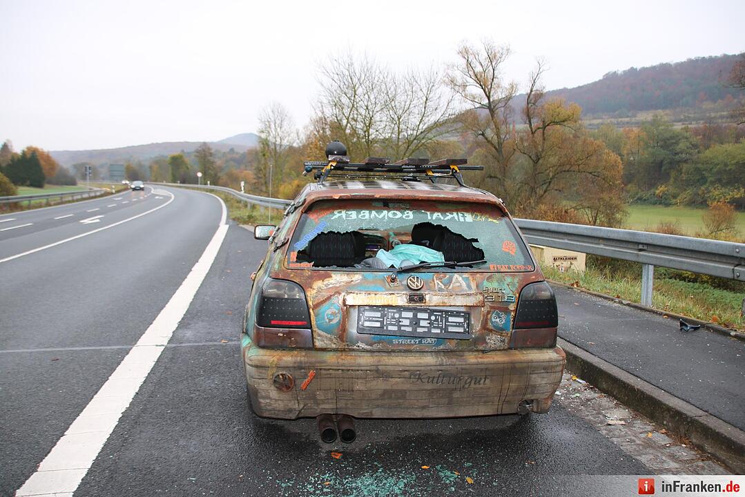 Rat-Look-Auto in Euerdorf gestrandet