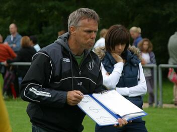 Klaus Keller, hier noch in Diensten des TSV Röthlein.Volker Hensel