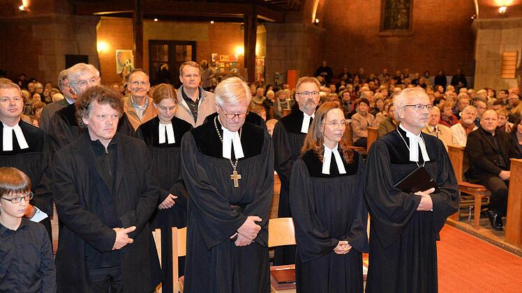 Gottesdienst in der Erlöserkirche in Bamberg am 1.11.2014 Foto: Ronald Rinklef