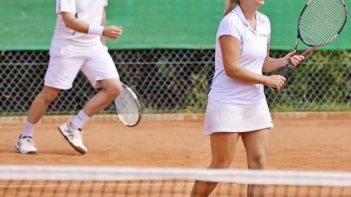Martin Schöb gewann mit Kathrin Wagner auch den Mixed-Titel beim Siemens-TC Redwitz.  Foto: Werner Bischoff