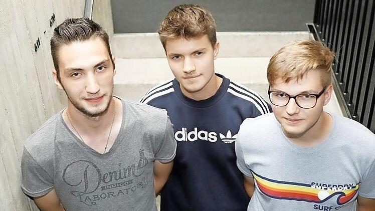 Die drittplatzierten Sch&uuml;ler des Caspar-Vischer-Gymnasiums Foto: pr