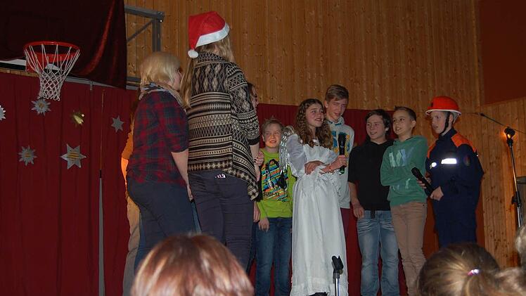 Beim Adventskonzert der Mittelschule Oberthulba. Foto: Günther Straub
