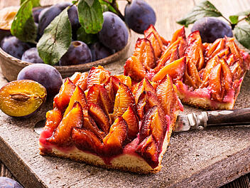 Pflaumen, Zwetschgen, Unterschied, Kuchen, Blechkuchen