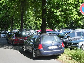 Besonders dreist ist das Parken direkt unterhalb des eingeschränkten Halteverbotsschildes. Foto: Karl Heinz Weber