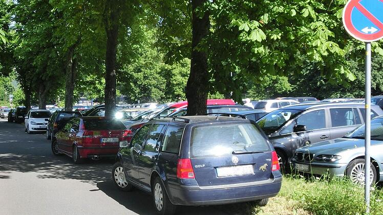 Besonders dreist ist das Parken direkt unterhalb des eingeschränkten Halteverbotsschildes. Foto: Karl Heinz Weber