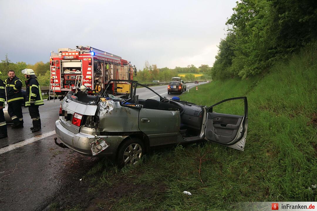Unfall A70 Oberhaid