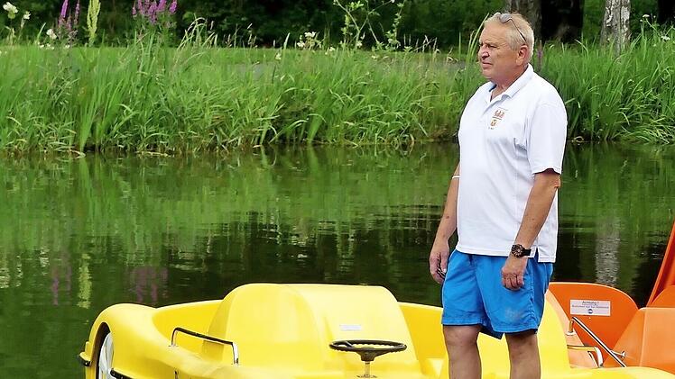 Harald Will wacht über den Badesee.
