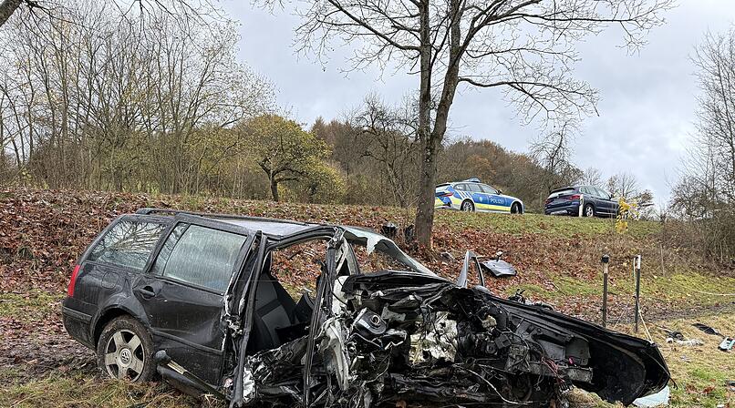 Autounfall im Kreis Bad Kissingen endet t&ouml;dlich