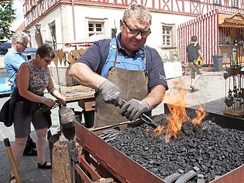 Bernhard Krämer fand die Hitze durch die Sonne gar nicht so schlimm, bei ihm ist es deutlich wärmer.  Fotos: Richard Sänger