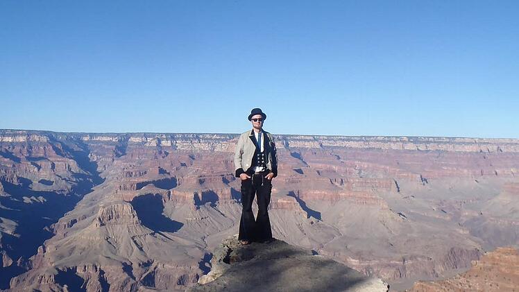 Dominik Häußinger am Grand Canyon.