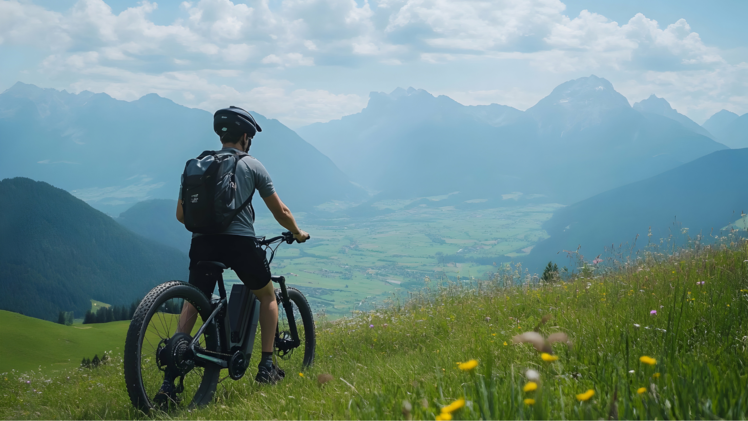 E-Mountainbikes sind ideal für das Fahren auf unebenem Gelände und steilen Anstiegen. E-Mountainbikes bieten zusätzliche Unterstützung durch einen Elektromotor, der das Treten erleichtert.