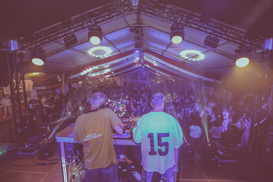 Mit Donny Vox & die Space Brothers, DJ Matze & Franky