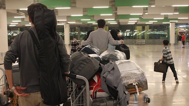 Flug mit Afghanen aus Aufnahmeprogrammen