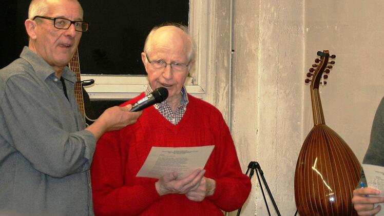 Folkabend in Bad Kissinger Notunterkunft Foto: Werner Vogel