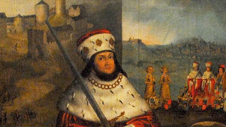 Kurfürst Ernst von Sachsen, mit dem sich 1485 die ernestinische von der albertinischen Linie der Wettiner trennte.