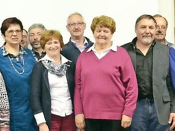 Diesen KTZV-Mitgliedern dankte der Verband für ihre Leistungen und ihre Treue.  Fotos: Lothar Weidner