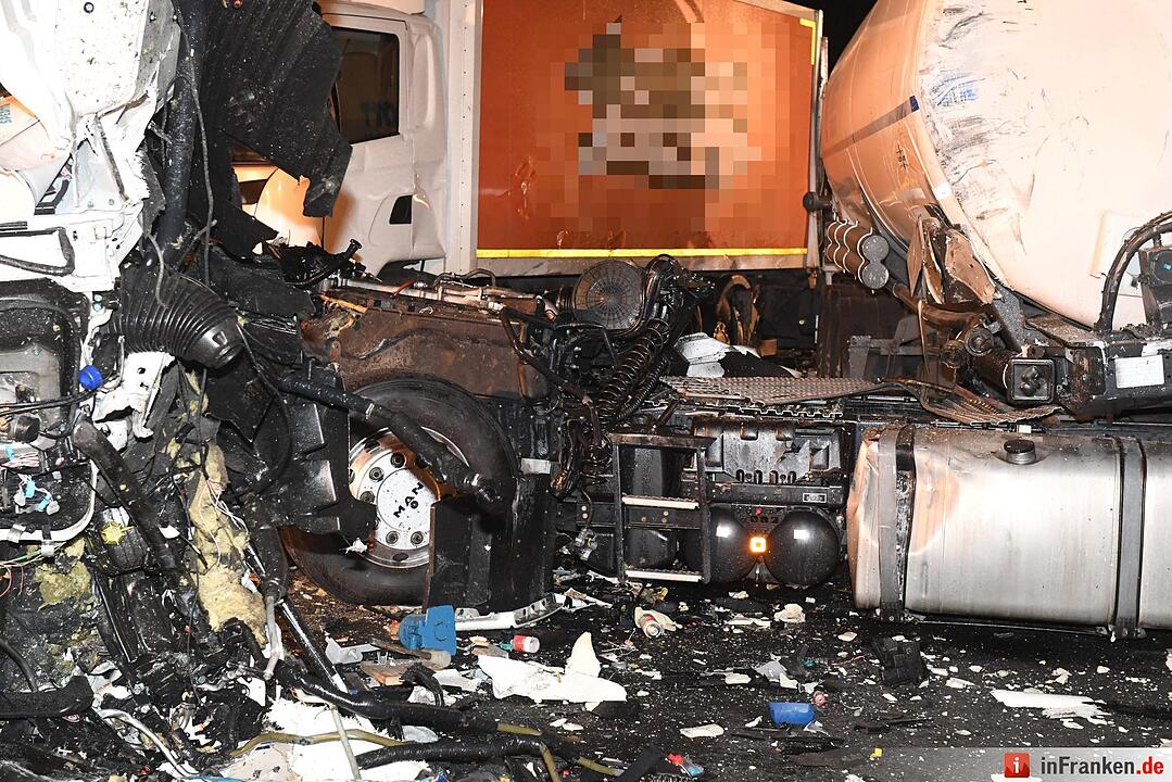 Schwerer Unfall auf A70 bei Bamberg