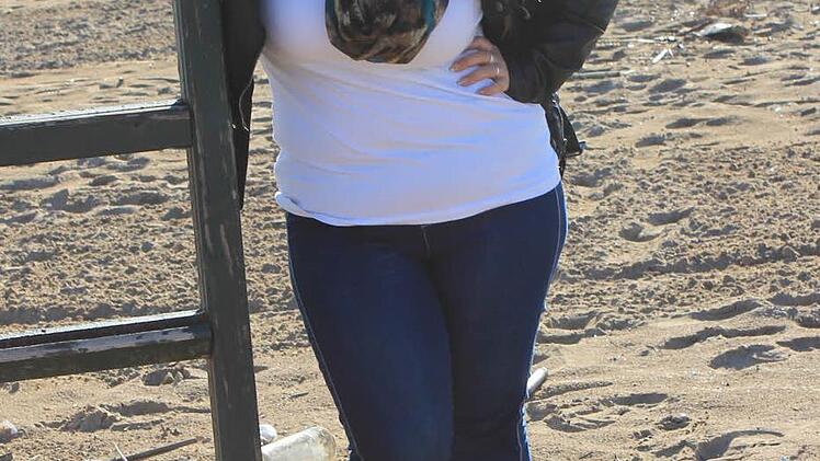 Nadine wog im Türkeiurlaub 20 Kilo mehr als heute.Foto: privat