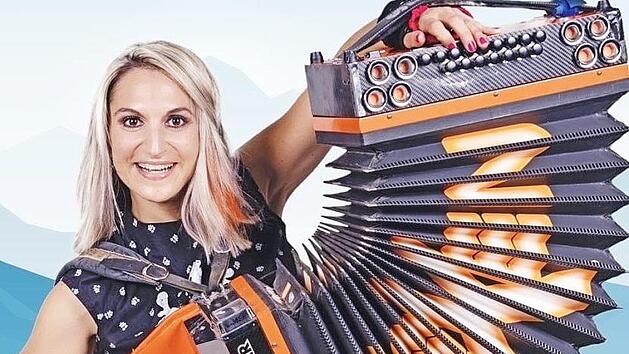 Susanne Franz gibt mit ihrer Steirischen ein Konzert am Goldbergsee. Foto: privat