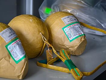 Zoll hat Kugelbomben beschlagnahmt