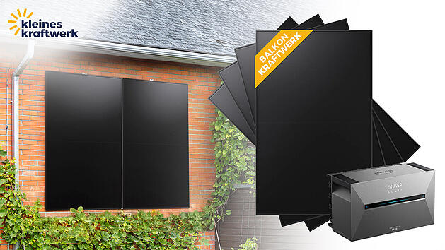 Anker Balkon-PV mit Premium-Modulen im Check