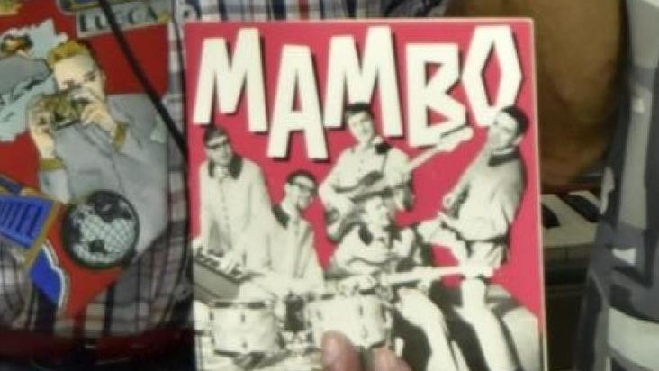 Eine alte Platte der Zeiler "Mambo"-Band
