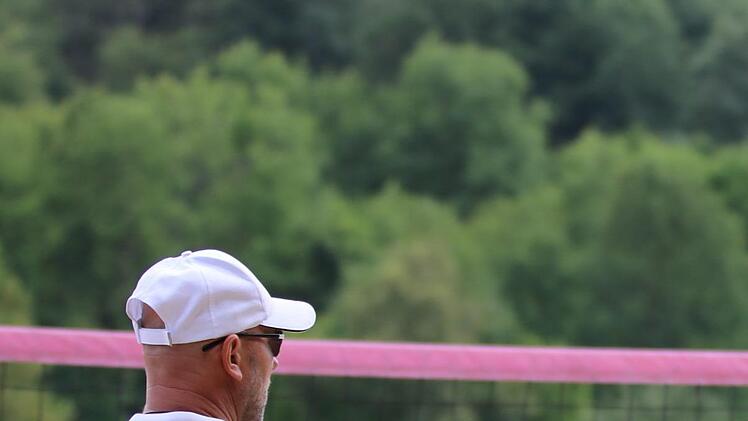 Beachvolleyball-Turnier in Oberbach. Sebastian Schmitt