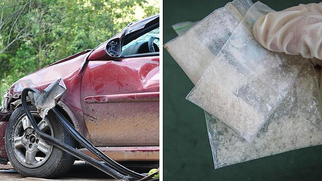 Autofahrer (20) f&auml;hrt betrunken in Hecke in Rottendorf: Polizei findet weitere Drogen im Auto