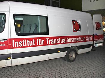 Mit professionellem Sprinter, Equipment und Fachpersonal rückte das Suhler Institut kurz vor Weihnachten für einen zweistündigen Termin wieder in Ebern an