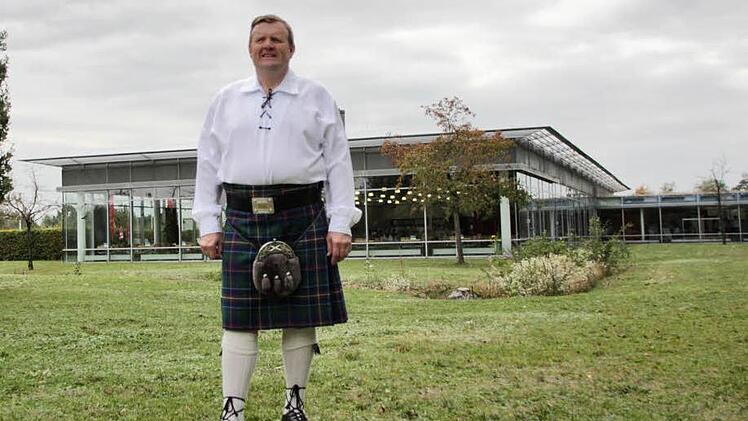 Schotte vom Scheitel bis zur Sohle: David Mathieson. Foto: Nikolas Pelke