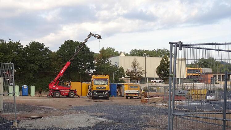 Die Baustelle auf dem Anger.Foto: Jochen Berger