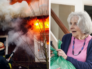 Großbrand in Einfamilienhaus in Lichtenau