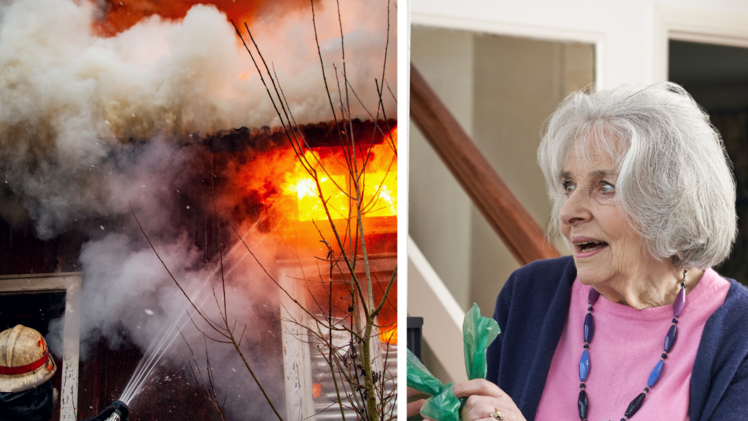 Großbrand in Einfamilienhaus in Lichtenau