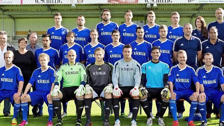 Das Aufgebot des VfL Frohnlach für die Bayernliga-Saison 2013/2014  Fotos: Heinrich Weiß